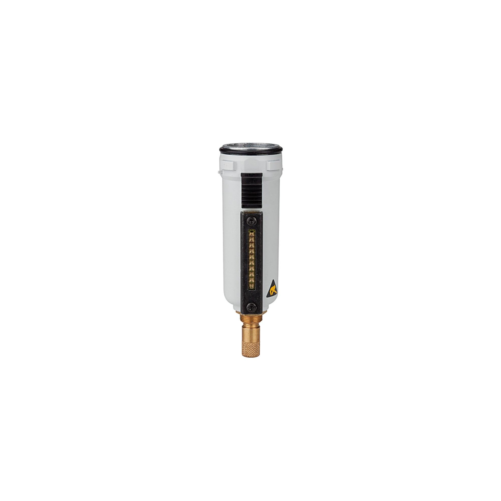 Riegler Metallbehälter inkl. Sichtrohr, für »FUTURA«, BG 1, Ablass: VA (MF 14-A)