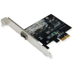 Value PCI-Express-Karte, 1Gigabit SFP Network Adapter (Mini PCI Express), Netzwerkkarte, Mehrfarbig