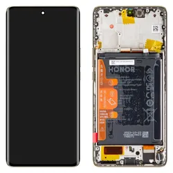 Honor Display Unit für Magic6 Lite, mit Akku, Sunrise Orange (Display, Honor Magic6 Lite), Mobilgerät Ersatzteile, Orange