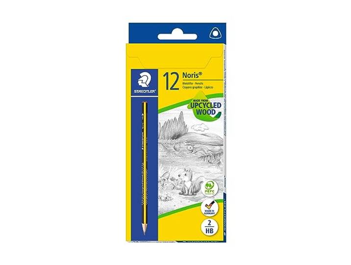 STAEDTLER Noris 183 potlood HB – 12 stuks, driehoekig