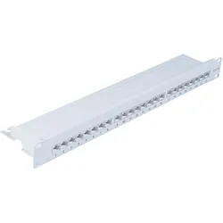 Shiverpeaks SHVP BS75078 - Patchpanel 19"" 24-Port Cat.6a 1 HE - Patch-Panel, Server Zubehör, Grau