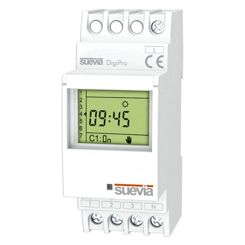 Suevia Zeitschaltuhr für Hutschiene 1 (SU172012)