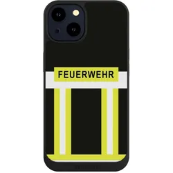 Nivocase Handyhülle für Apple iPhone 14 Hülle NIVOpure Case Schwarz Beruf Feuerwehr Feuerwehrmann (Apple iPhone 14), Smartphone Hülle, Schwarz