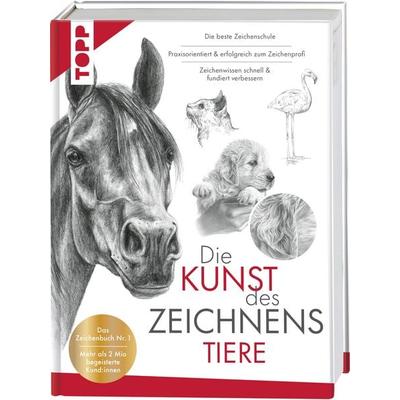 Die Kunst des Zeichnens Tiere. Die beste Zeichenschule, Gebundene Ausgabe von Frechverlag, Frechverlag GmbH, 978-3-7358-8252-3