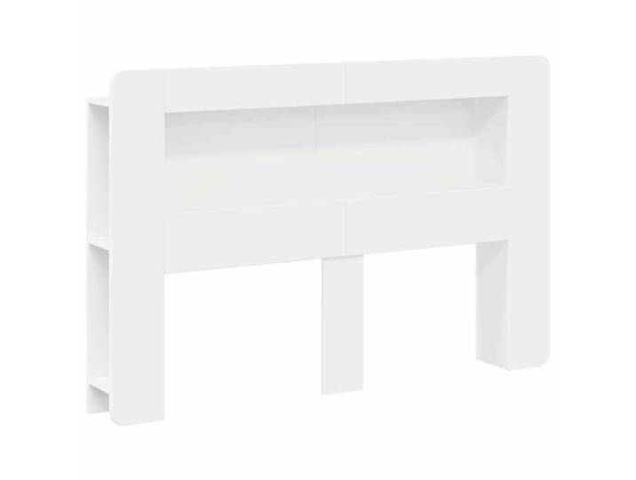 Accessoire de lit - Blanc - Cabinet de Tête de Lit avec stockage Blanc Bois d'ingénierie_17493