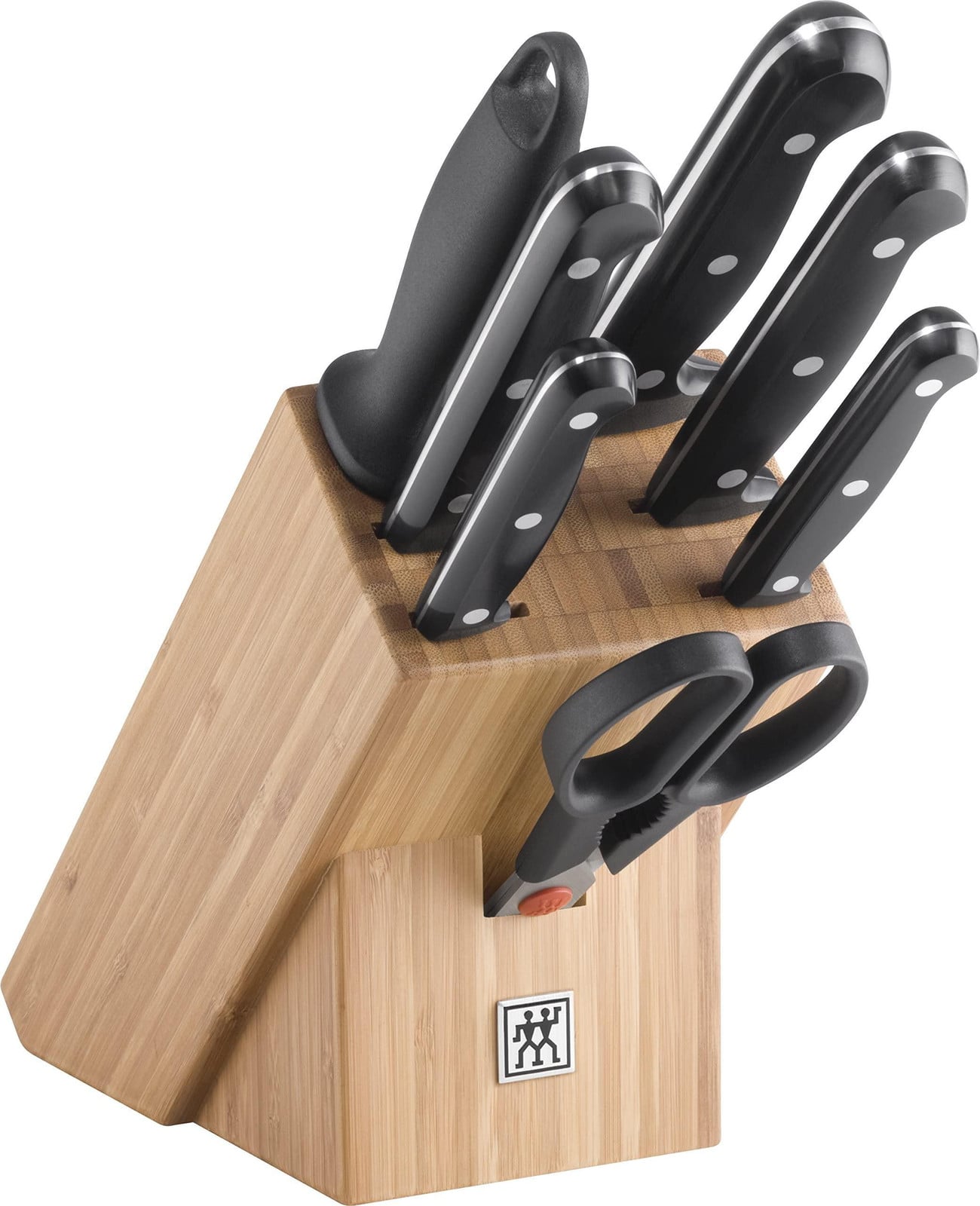 Zwilling Twin Chef Messenset met 5 messen en houten blok