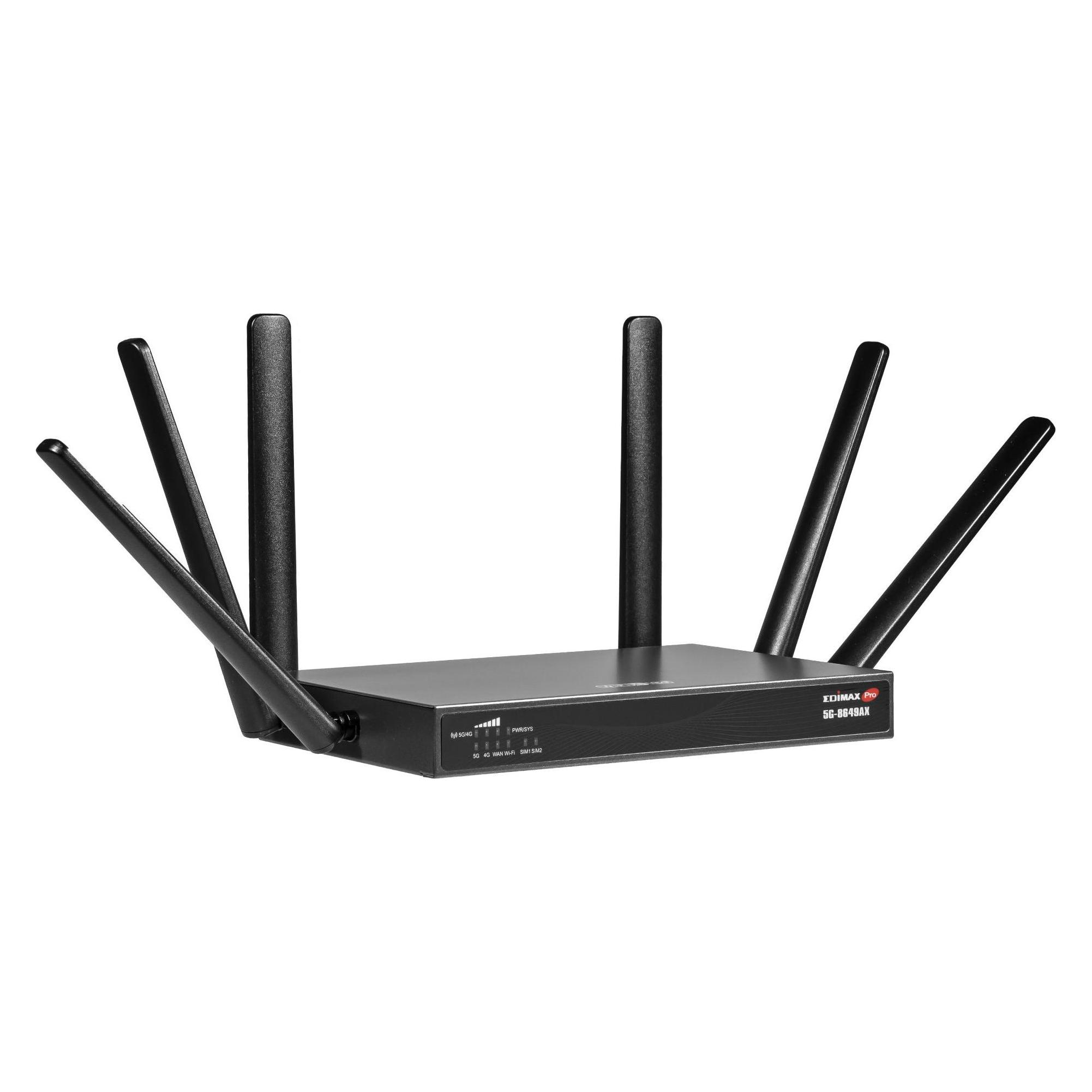 edimax WL-Router 5G-8649AX (5G NR AX1800 Business WiFi) (5G-8649AX)