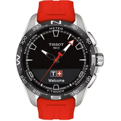 Tissot T1214204705101 Herrenuhr T-Touch Connect Solar Rot