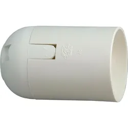 Kopp 210501009 Isolierstoff-Fassung, E27, glatter Mantel, Farbe: weiß