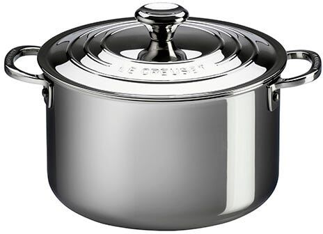 Le Creuset Signature Stainless Steel 28cm Stockpot With Lid