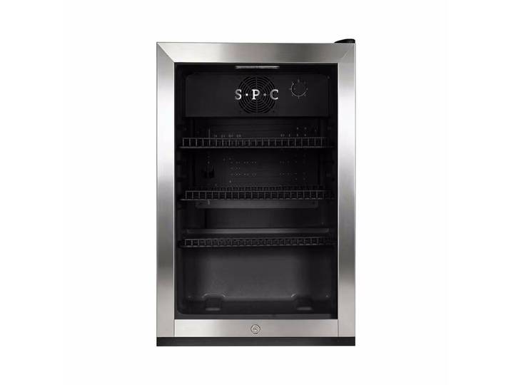 SPC FKS118C INOX Gastro Kühlschrank – Mini Kühlschrank freistehend