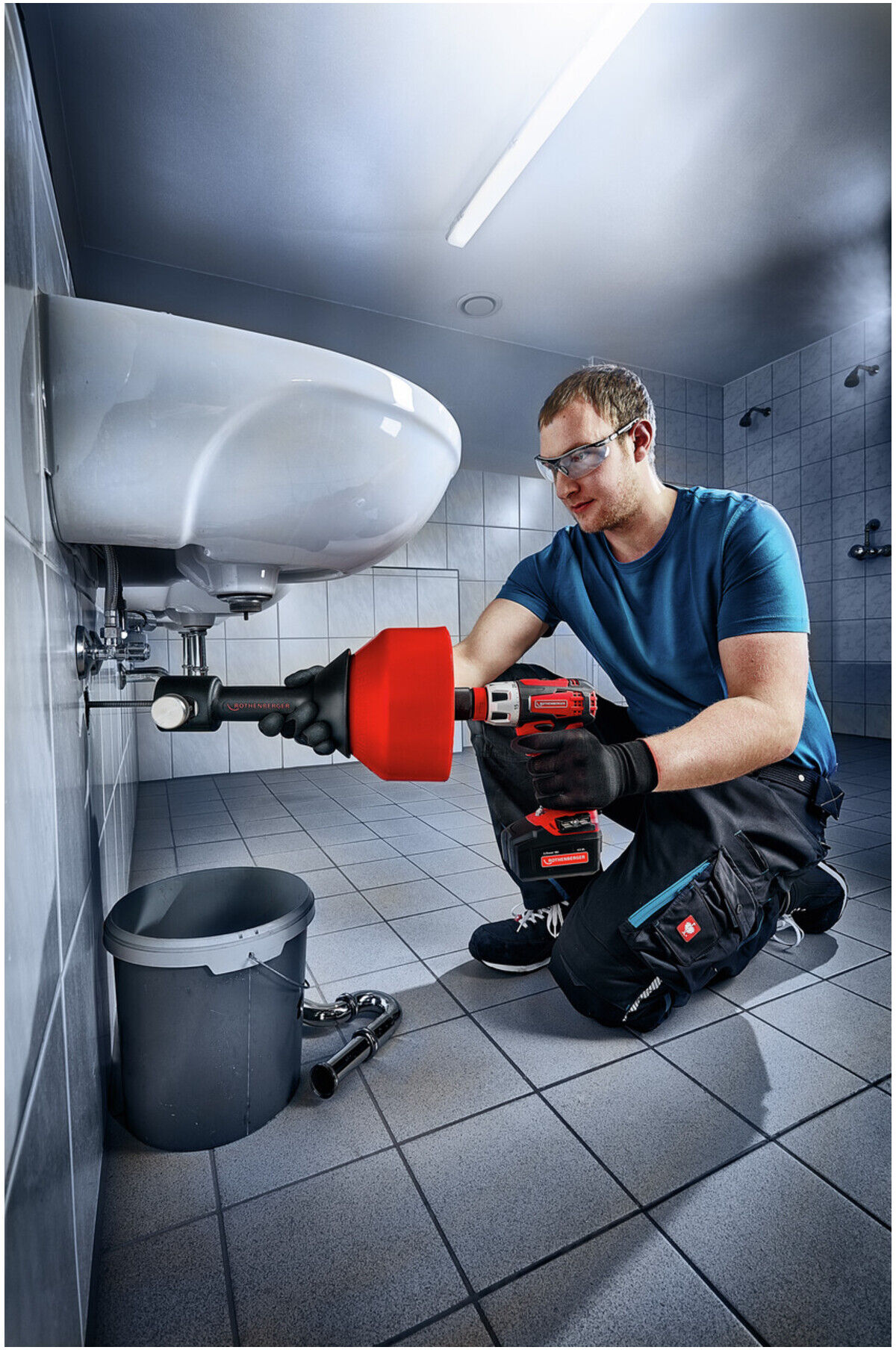 Rothenberger ROSPIMATIC Cordless Set mit Zusatzspirale (1000002299)