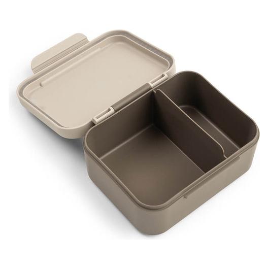 Done by Deer - Kleine Snackbox mit Food picks - Tiny trails Sand - 13 x 11 x H 6 cm (1266549)