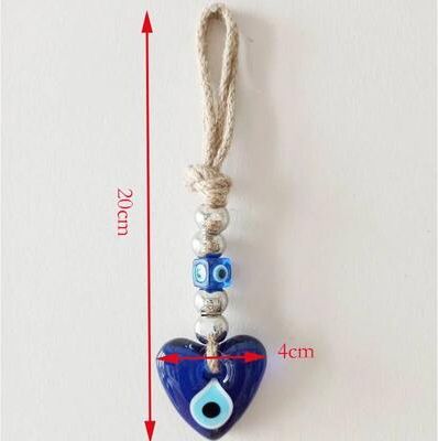 Inspired Living Handwoven Evil Eye Wall Hanging Nazar Protection Decor 11