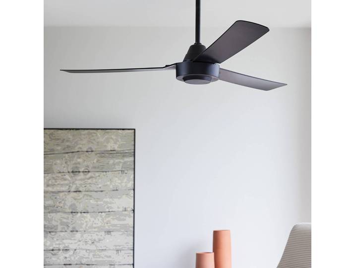 Beacon Lighting Deckenventilator Bayside Calypso schwarz 122 cm leise, schwarz, für Wohn- / Esszimmer, Kunststoff, Modern