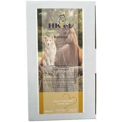 HKVet HK 100 Bandage, 10 cm x 4,5 m, 18 Stück - Flexible Bandage für Tiere