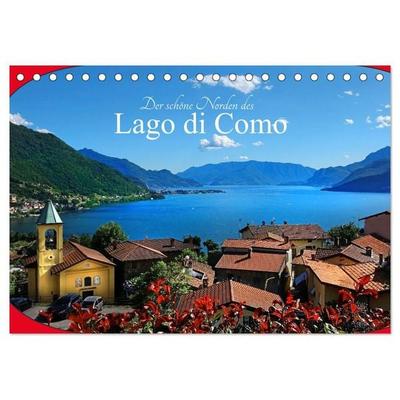 Der schöne Norden des Lago di Como (Tischkalender 2027 DIN A5 quer), CALVENDO Monatskalender