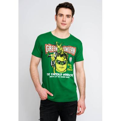 T-Shirt LOGOSHIRT "DC - Green Lantern Power", Herren, Gr. L, grün, 100% Baumwolle, bedruckt, normal, Rundhals, Shirts T-Shirt, mit Green Lantern-Print