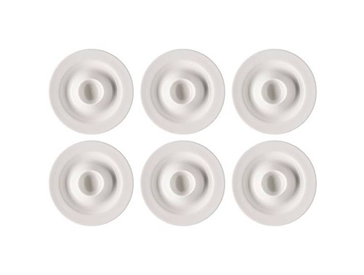Rosenthal Jade Weiss Eierbecher-Set 6tlg.
