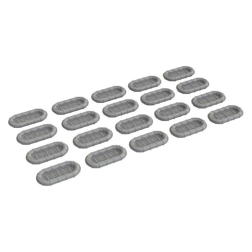 Eduard Carley float for 10 people Type 2 PRINT 1/350 (653006)