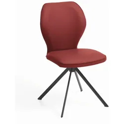 Stuhl Colorado Leder Rot