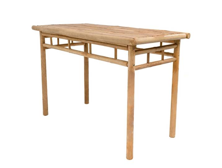 Table à manger 4 personnes en bambou l110