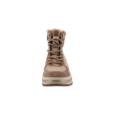 Stiefel TOM TAILOR "Tom Tailor Winter Boots", Damen, Gr. 36, braun (sand), Polyurethan, unifarben, Schuhe Stiefel