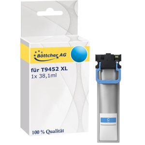 kompatibel für Epson T9452 XL 38,1ml 5000 Seiten cyan
