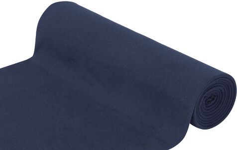 Glatter Bündchenstoff "Comfort", marine
