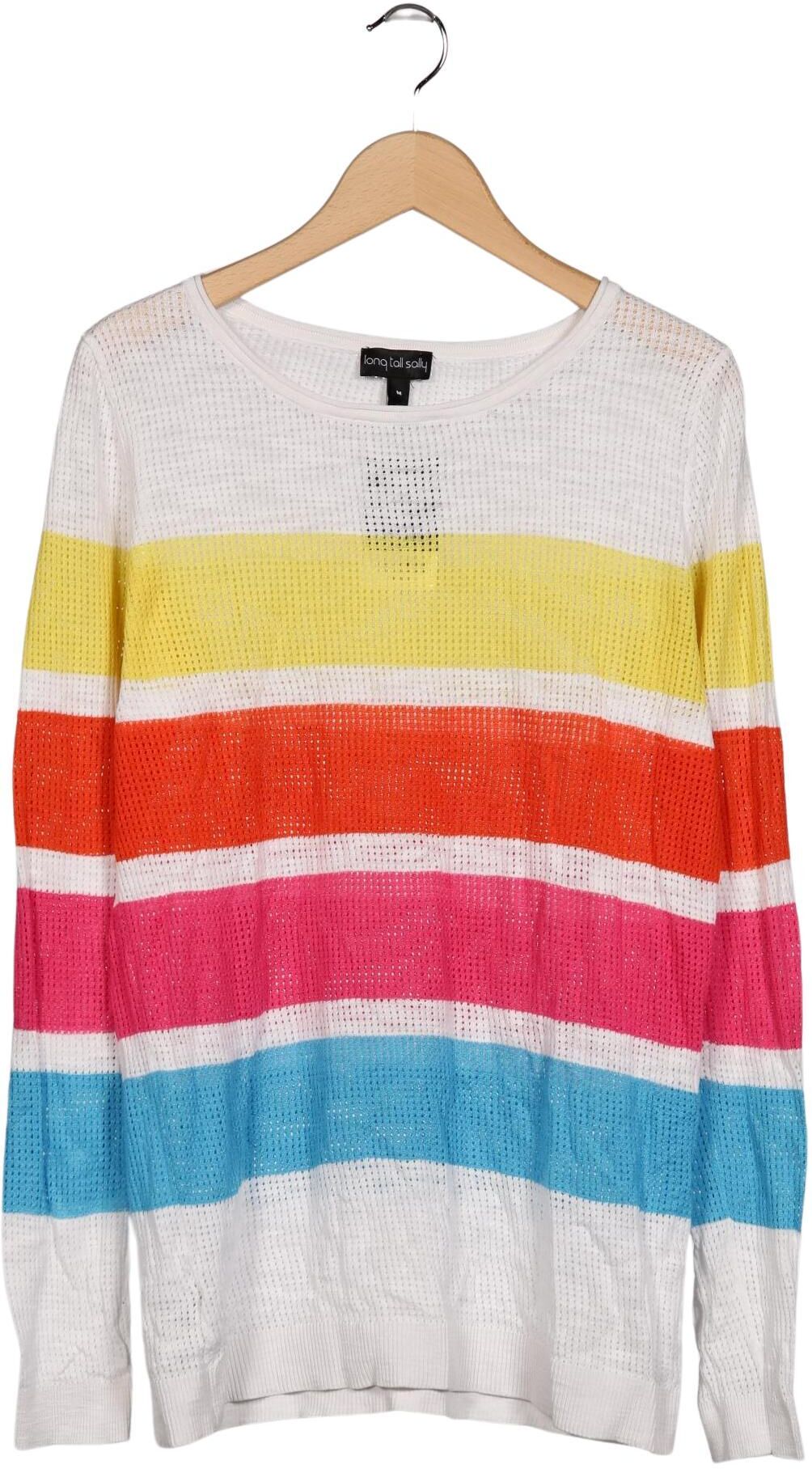 Long Tall Sally Damen Langarmshirt, Mehrfarbig, Gr. M, Baumwolle / Synthetik / Wolle - Second Hand