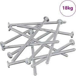 vidaXL, Schrauben, Möbel-Schrauben (800 Schrauben pro Stück)