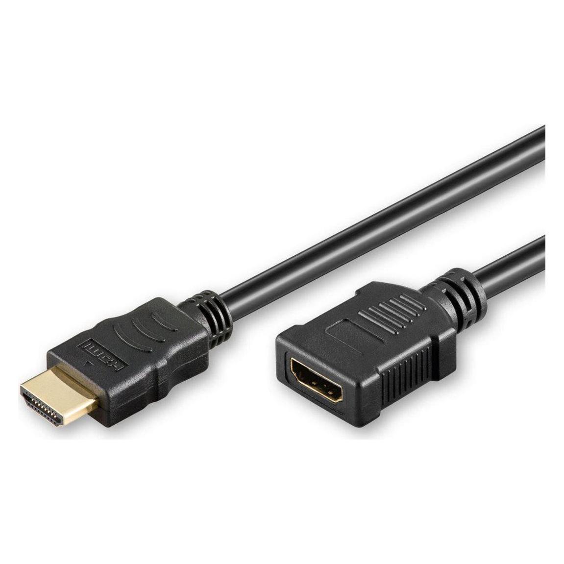 MicroConnect HDMI 2.0 Extension Cable, 0.5m (0.50 m) (HDM191905FV2.0)