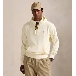 Polo Ralph Lauren für Herren. 710916690003 Beiges Kapuzensweatshirt aus Frottee (L), Lässig, Baumwolle