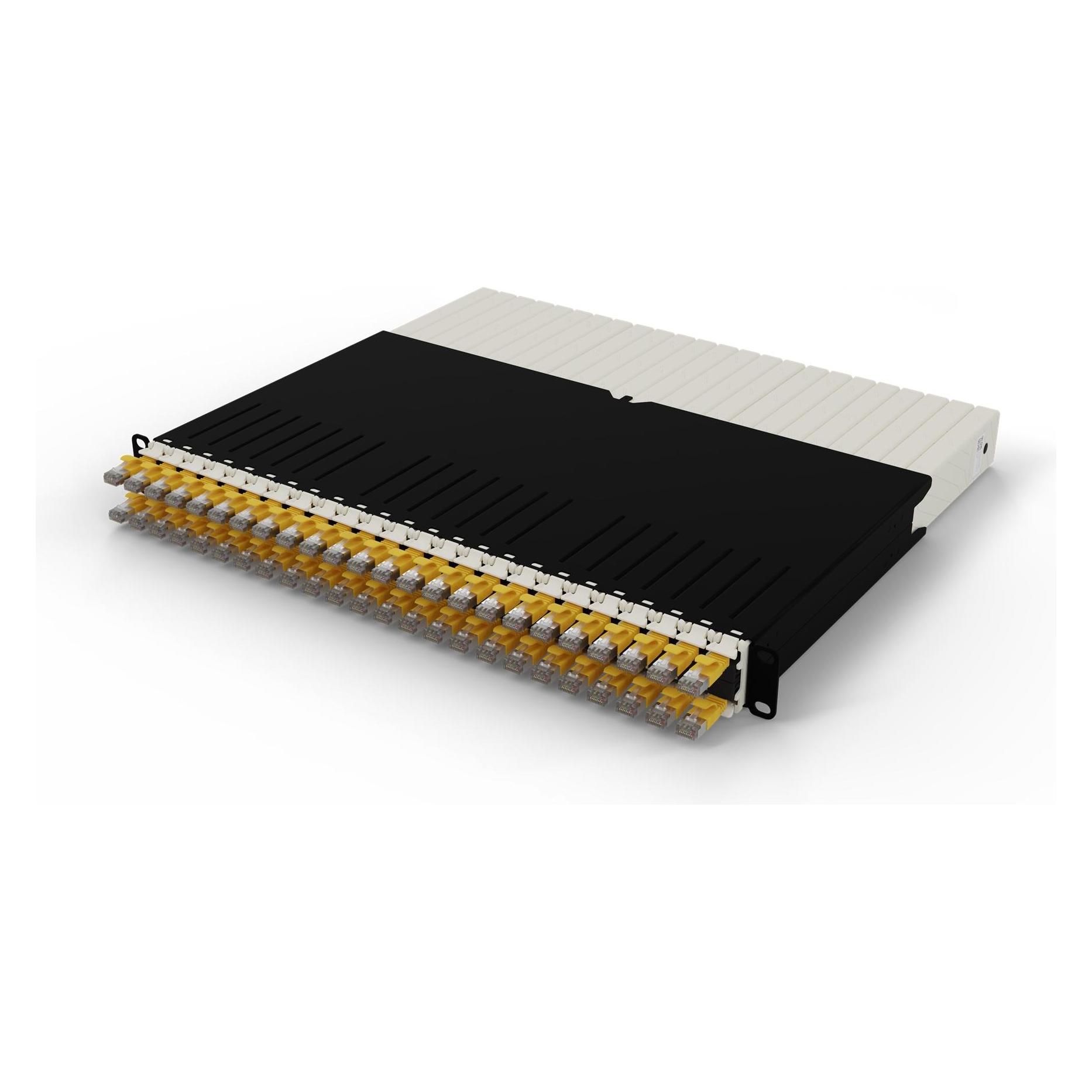 Patchbox one / 8RU / Cat 6A, STP, 0.8 m, Weiss (PONEX8STPWH)