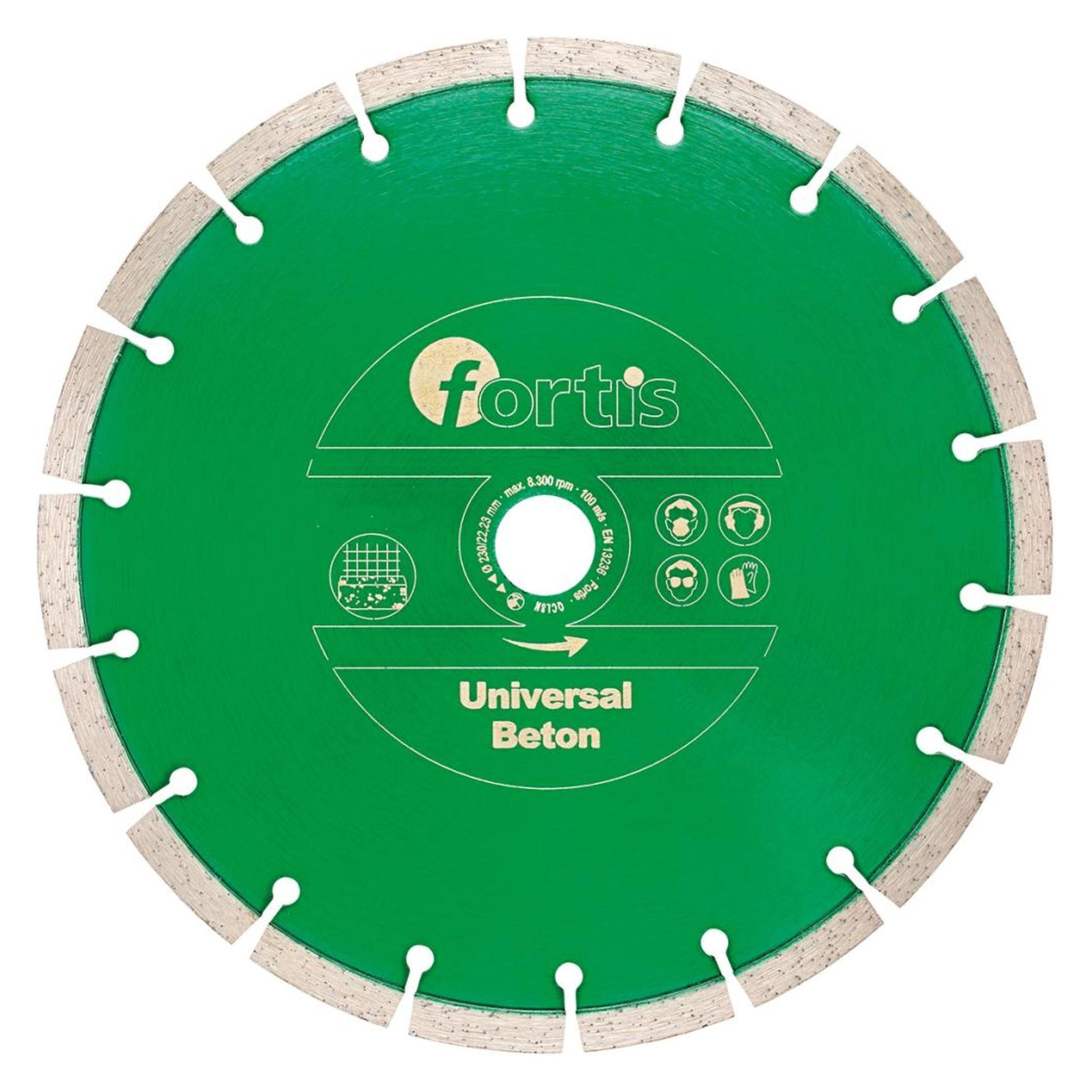 Magni Diamant-Trennscheibe Universal Beton Ø 115 mm gesintert 10 mm Bohrung 22,2 mm FORTIS (4317784704519)