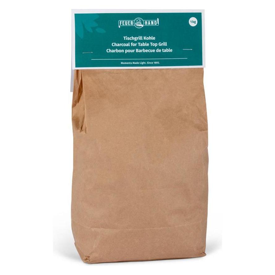 Feuerhand Holzkohle Tischgrill Kohle, 1 kg (1 kg) (fh-charcoal)