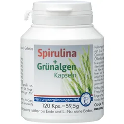 SPIRULINA+GRÜNALGEN Kapseln 120 St Kapseln