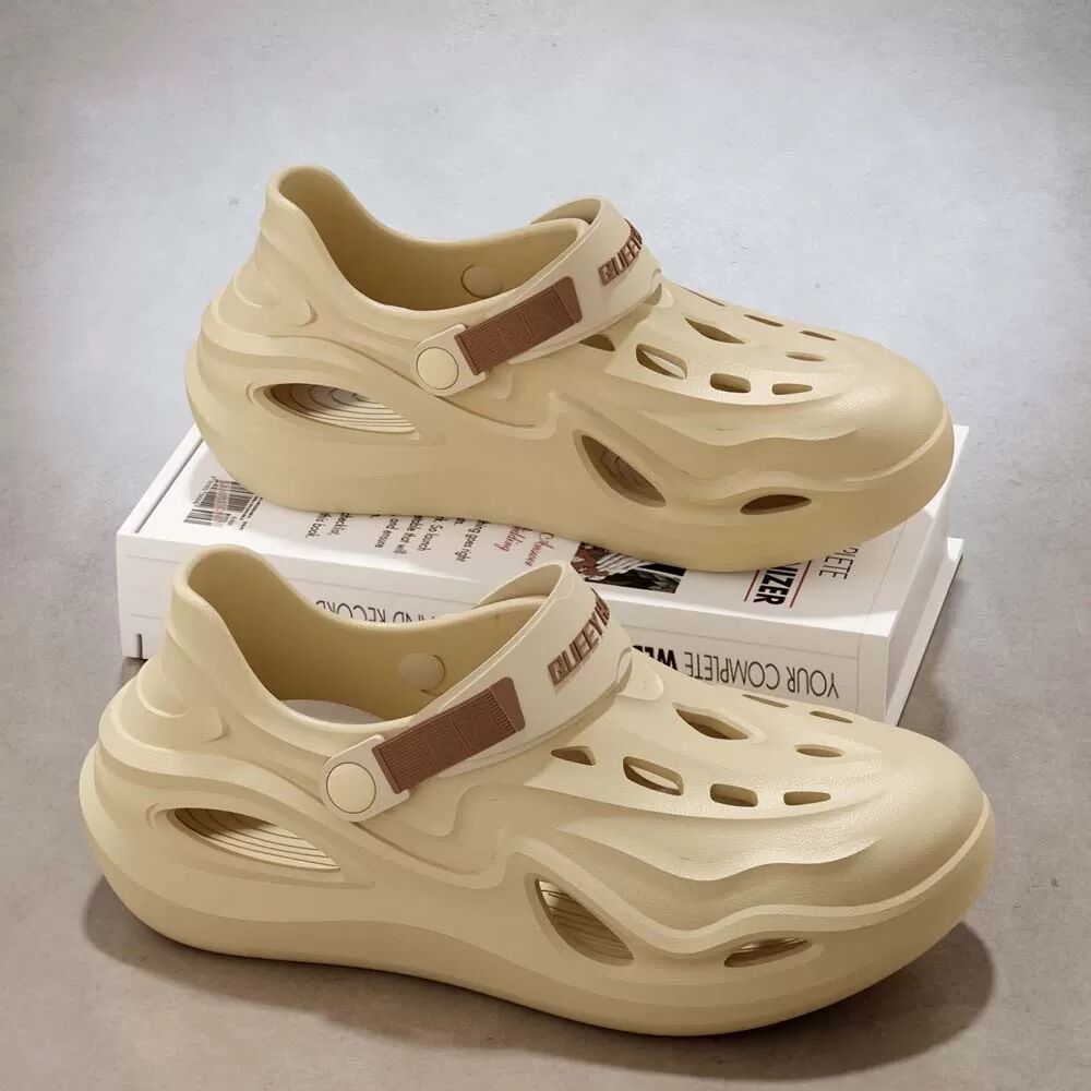 INF Komfortable Herren EVA Clogs - Ideal für Strand & Freizeit - Anti-Rutsch & Leicht 42