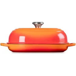 Le Creuset Brot Bräter 29cm/1,4l SIGNATURE Ofenrot, Pfanne + Kochtopf, Orange