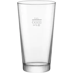BORMIOLI ROCCO Pint Glas, Eichstrich bei 0,4 Liter, 6 Stück (GL7323590)