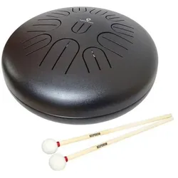 Aquadrum Pro11 Tongue Drum 11 Töne mit Schlägel (Perkussion), Perkussion, Schwarz