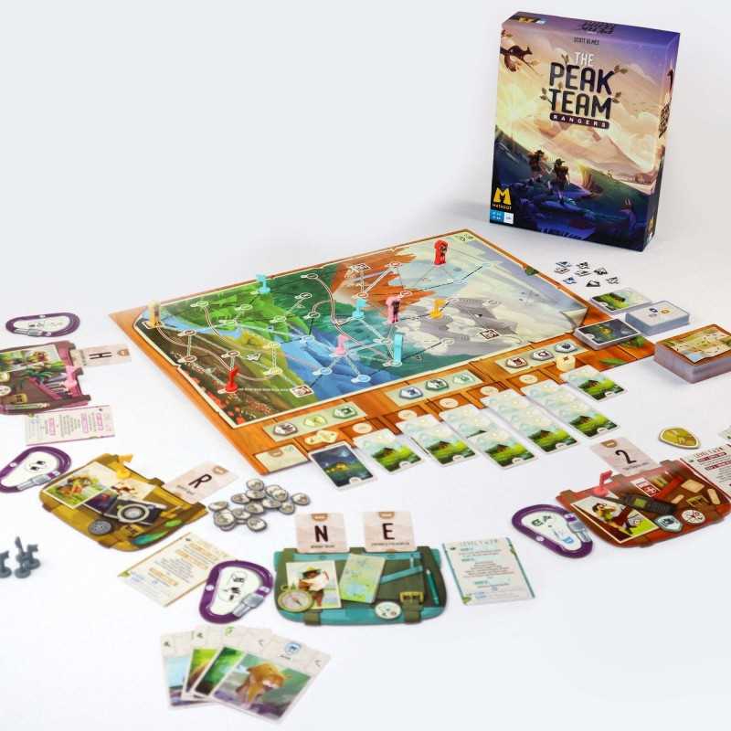 The Peak Team Co-operative Wildlife Reserve Board Game by Matagot SARL for 1-5 Players