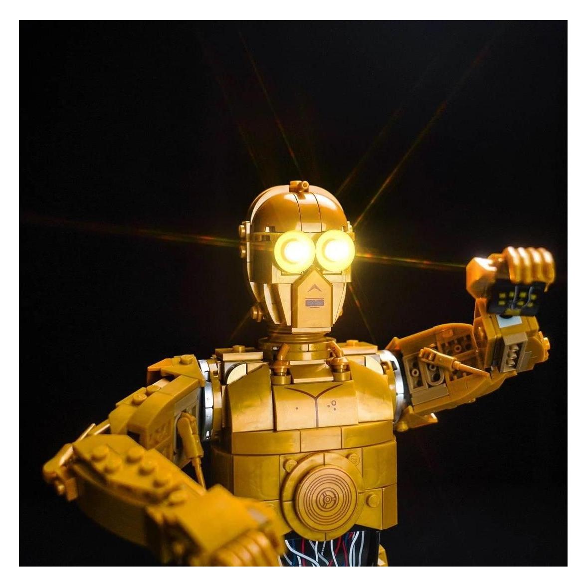 BrickBling LED Licht Set für LEGO Star Wars: C-3PO (75398) (P73201)