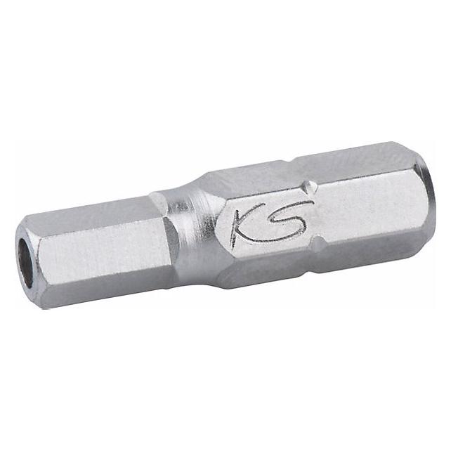 KS Tools 1/4" Bit Innensechskant mit Stirnlochbohrung (Innensechskant) (911.3591)