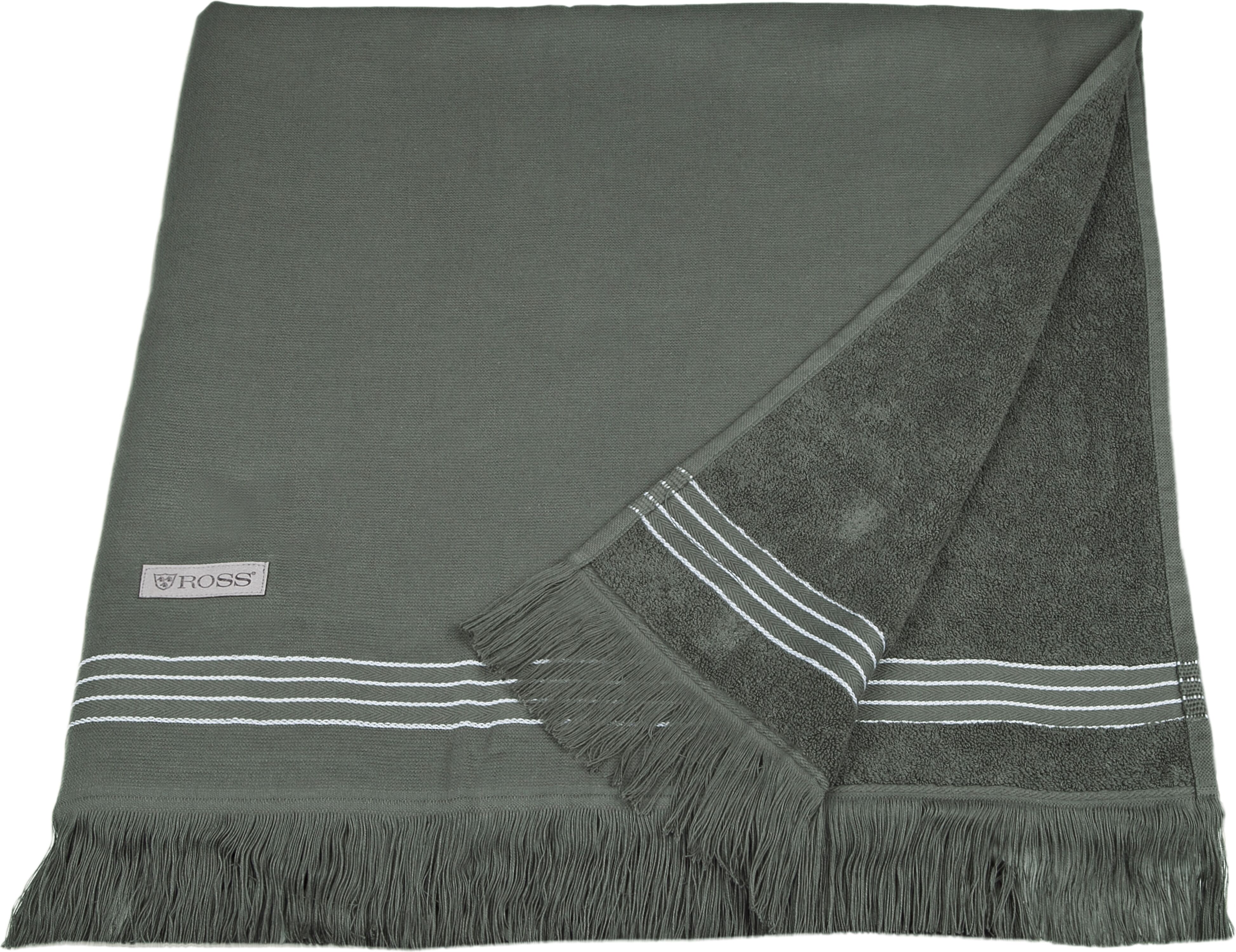 Hamamtuch ROSS "Hamam", grau (anthrazit), B:90cm L:180cm, Hamam Frottier, Hamam Frottier, Handtücher, Hamamtuch, idealer Begleiter für Strand, Sauna oder Wellnessbereich anthrazit B/L: 90cmx180cm, 1 Stk., Hamamtuch, Hamam Frottier