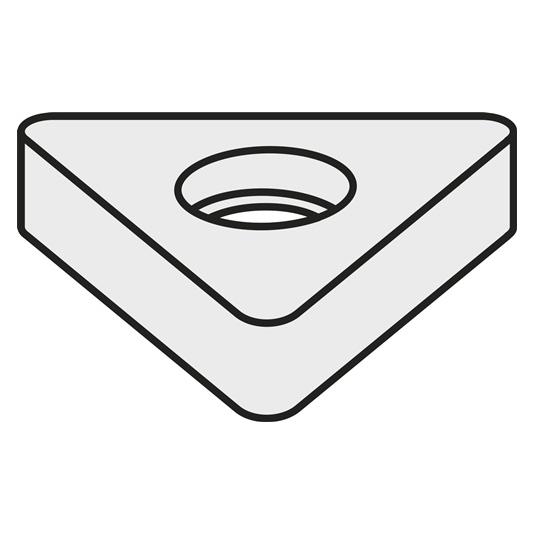 Pramet Wendeplatten-Unterlegscheibe ISO TNU 160308:GJ11 Brutto-G.4,37g Farbe Silber - VPE: 10 (TNU 160308:GJ11)