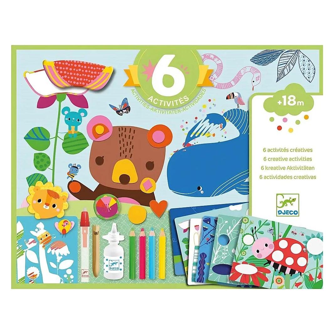 Djeco 6 Kreative Aktivitäten Maus (DJ09295)