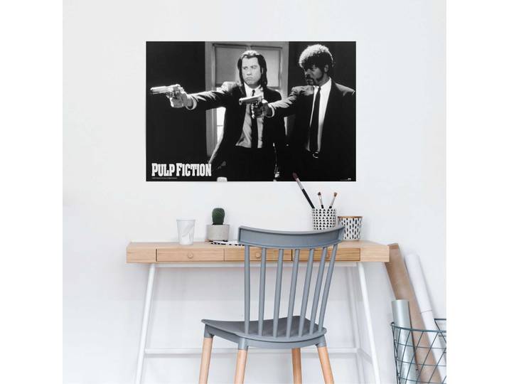 Affiche Pulp Fiction Papier Noir 61 x 92 x 0cm