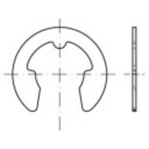 TOOLCRAFT 138509 Sicherungsscheiben Innen-Durchmesser: 1.2mm DIN 6799 Federstahl 500St.