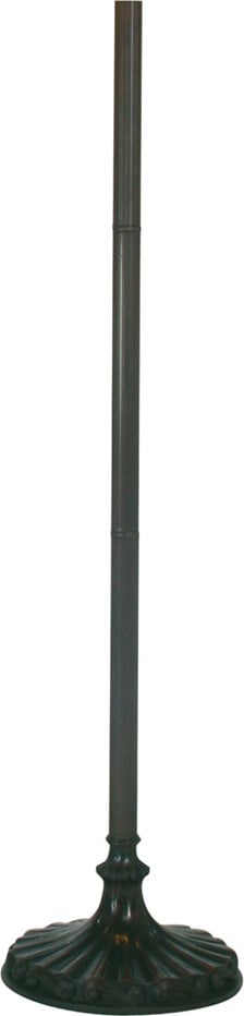Clayre & Eef Lampenfée Tiffany Vloerlamp, Bruin, Ø 30 x 165 cm